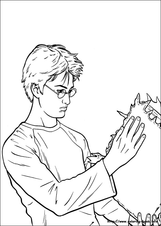 Harry Potter coloring picture